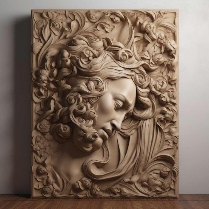 نموذج ثلاثي الأبعاد لآلة CNC 3D Art 